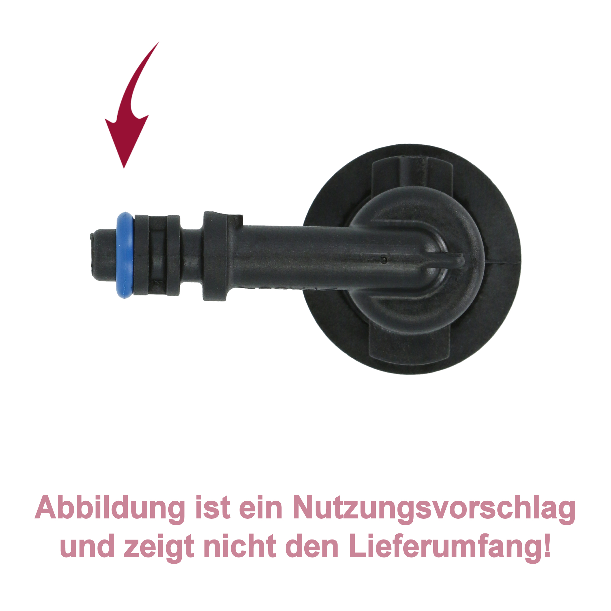 PREMIUM Dichtung / O-Ring für Fluid-Andockbüchse der Jura Kaffeevollautomaten