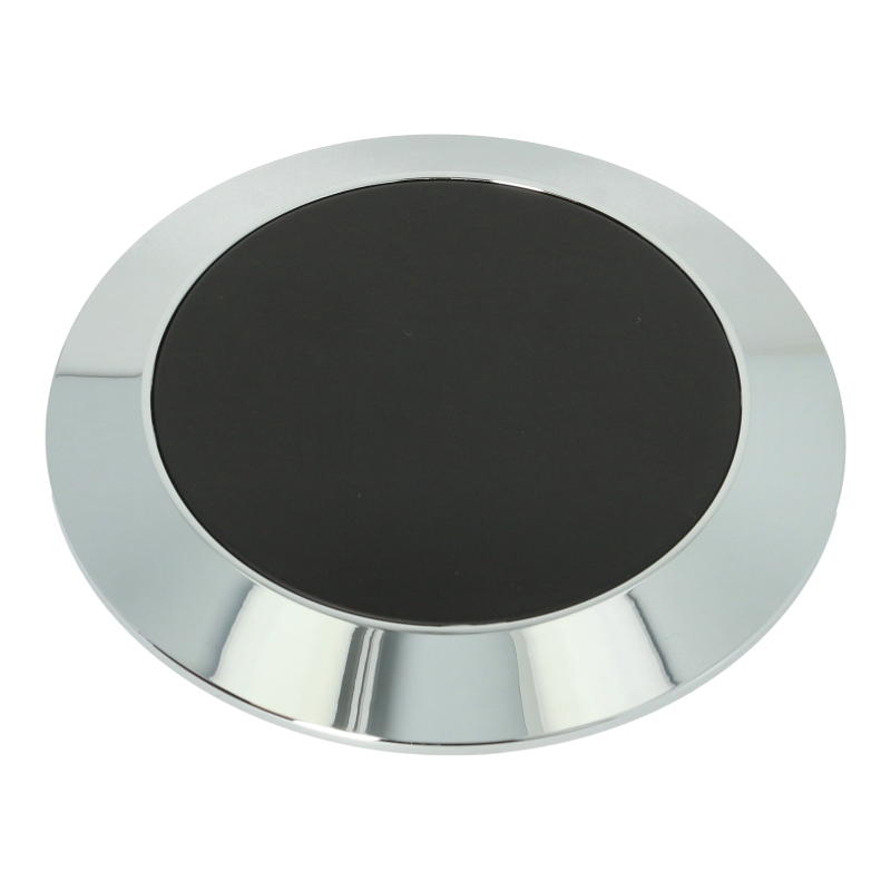 Bohnenbehälterdeckel (Asphalt Schwarz / Chrom) für DeLonghi EC 9335.BM | EC 9355.BM | EC 9865.BM