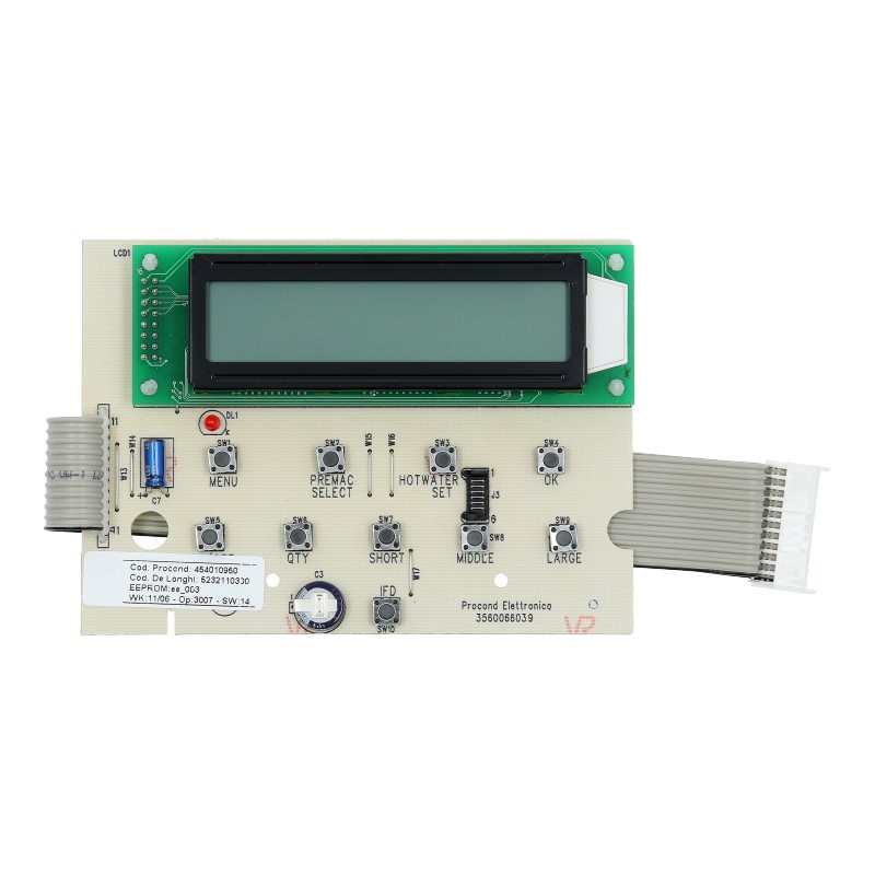 Bedienplatine DeLonghi EAM 3400 / EAM 3500 / EAM 4400 / EAM 4500