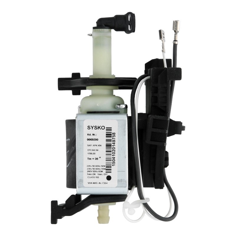 Pumpe Sysko HP4 (240V / 65W) inkl. Halterung für DeLonghi / Krups Nespresso