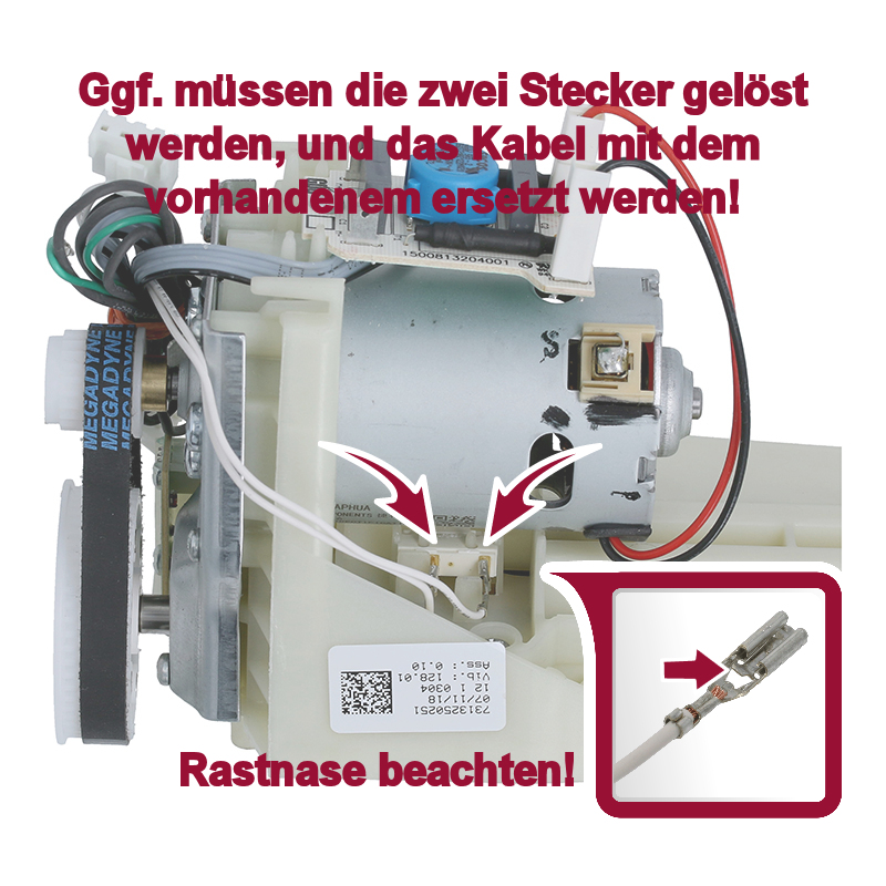 Antrieb / Getriebe kpl. für DeLonghi EABI / EAM / ECA / ESAM Kaffeevollautomaten