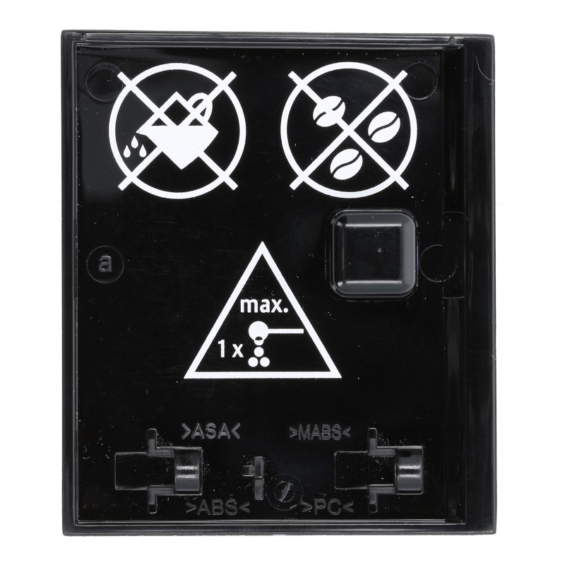 Pulverschachtdeckel (Pianoblack) für Jura A- / ENA Micro-Serie Kaffeevollautomaten