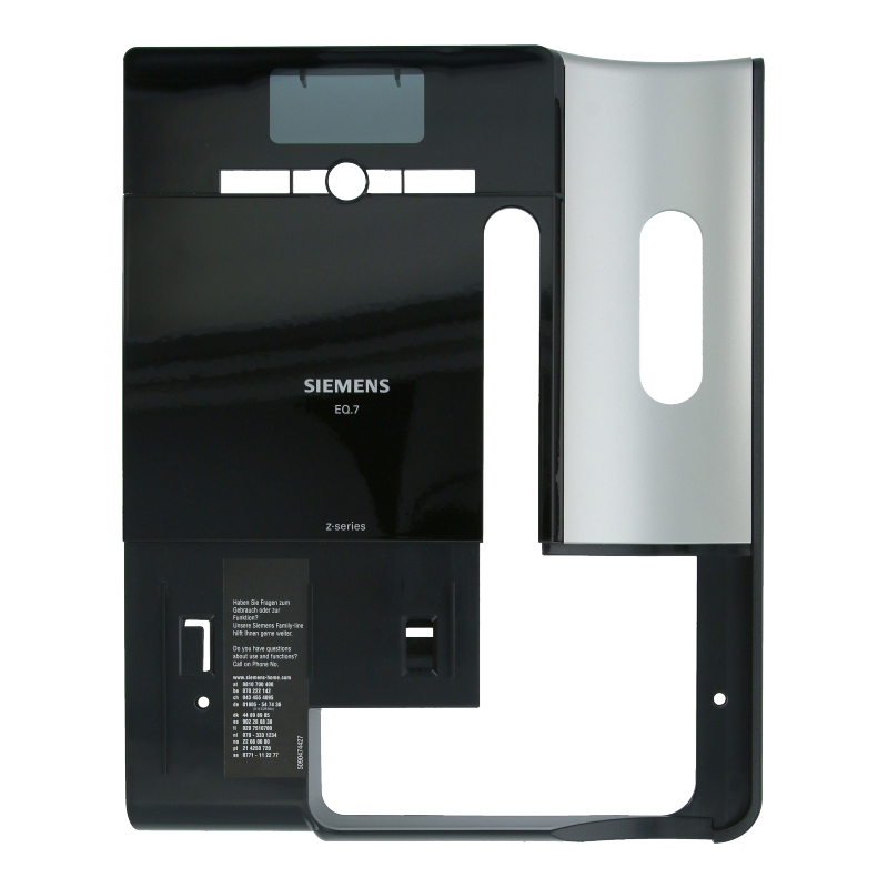 Frontblende (Schwarz) für Siemens EQ.7 Z-Series