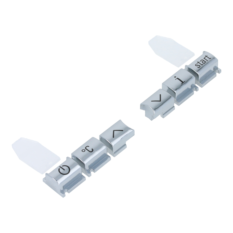 Tastensatz (Chrom) für das Display für Siemens EQ.7