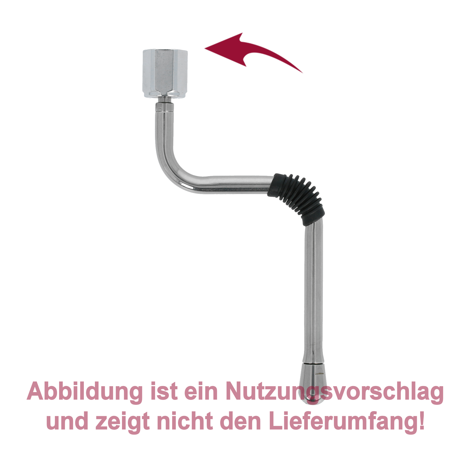 Teflondichtung (AD21xID17xH2mm) für Gelenkmutter & Adapter