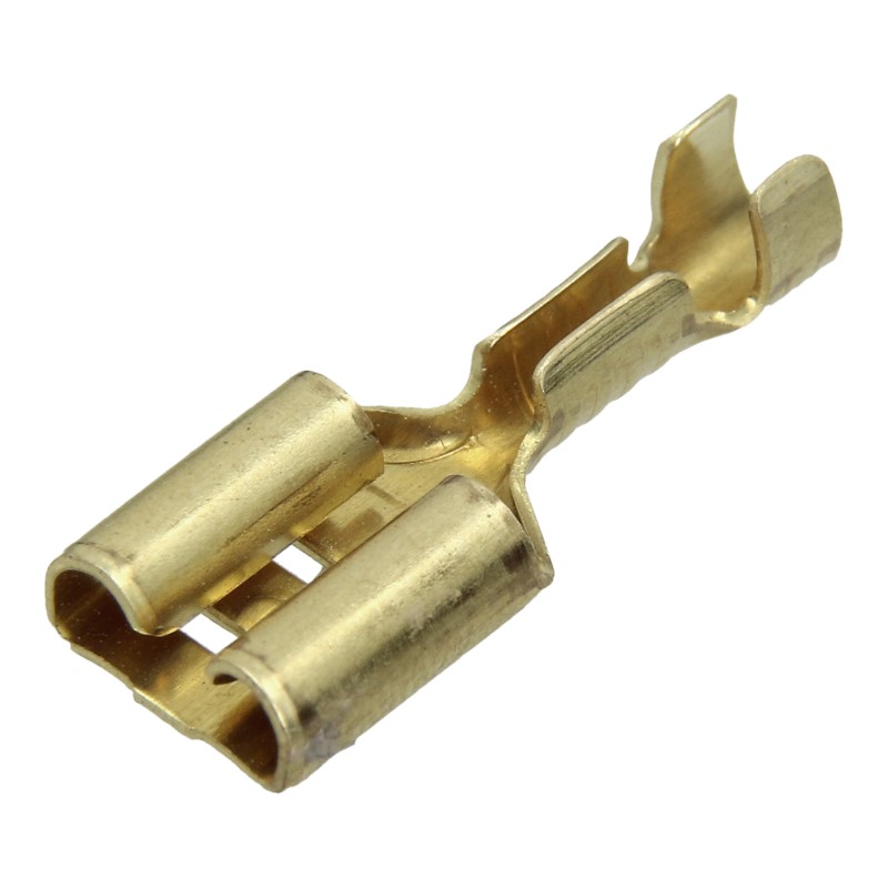 Flachsteckhülse (6,3x0,8mm)