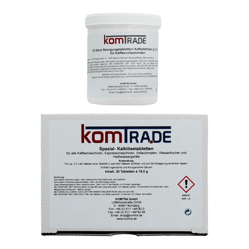 KomClean PREMIUM Reinigungs- & Entkalkungsset
