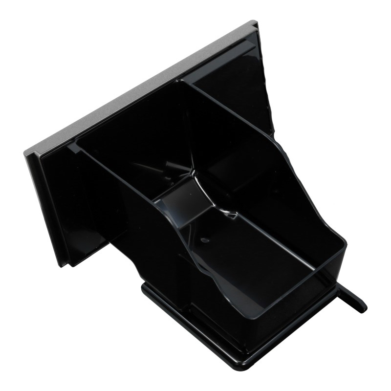 Tresterbehälter / Satzbehälter inkl. Blende (Titanium) für DeLonghi ETAM 29.666.T