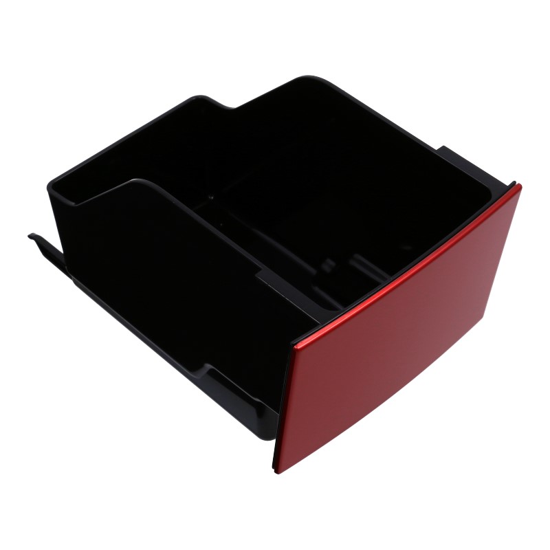 Tresterbehälter / Satzbehälter inkl. Blende (Rot) für DeLonghi ECAM 26.455.RB