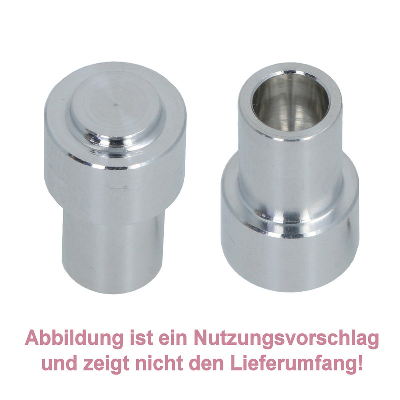 Buchse / Kappe (Aluminium) für Ventilstößel im Drainageventil der Brüheinheit