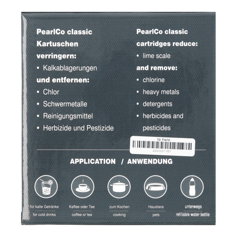 Filterkartuschen Classic (6 Stück) für Wasserfilter aus Glas und Fashion