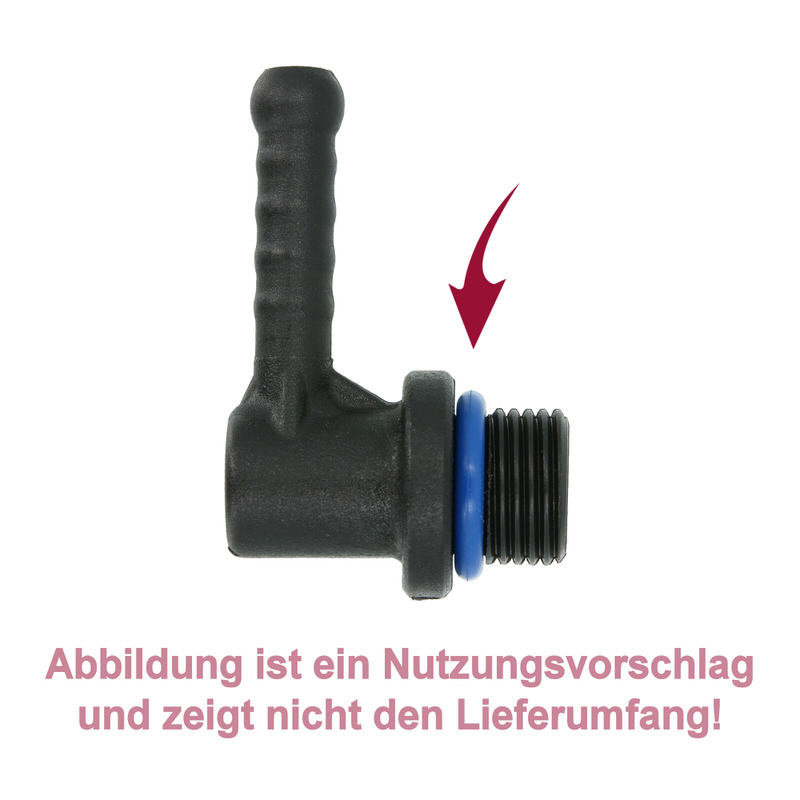 PREMIUM Dichtung / O-Ring für Pumpenanschlusswinkel der Saeco / Gaggia Kaffeemaschinen