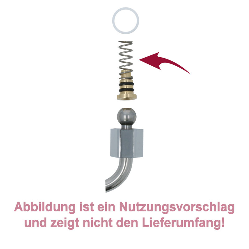 Feder (10,8x30mm) für Kugelpfanne (V2) der ECM / Quickmill Espressomaschinen