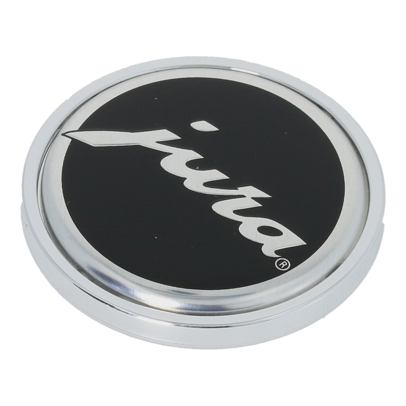 Emblem / Button "Jura" (43mm) für Gehäuserückwand