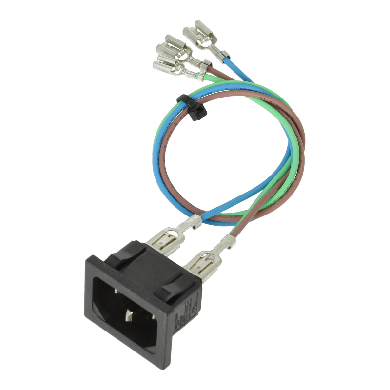 Steckverbindung (Schuko) für Netzkabel der Saeco / Philips Kaffeevollautomaten