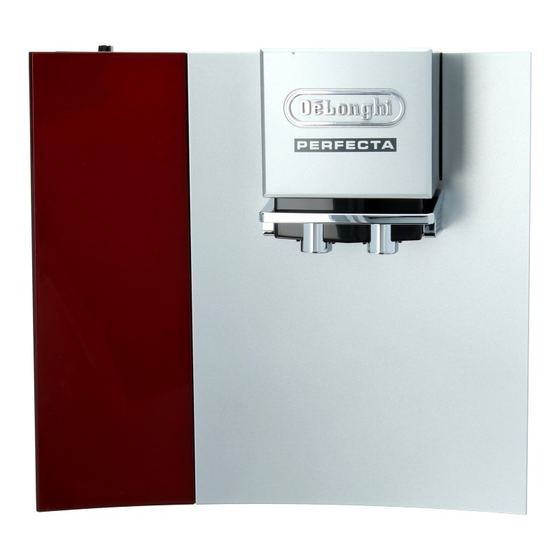 Tür kpl. (Rot / Silber) mit Kaffeeauslauf für DeLonghi ESAM 5400.R / ESAM 5500.R