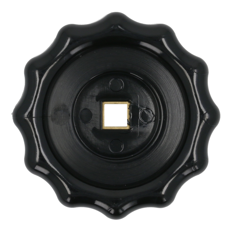 Griff (Drehknopf / Schwarz / Original) für Rocket Espressomaschinen