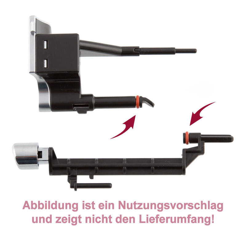 Dichtung / O-Ring für Rohr Milchschaumregler am Milchbehälter von DeLonghi Kaffeevollautomat