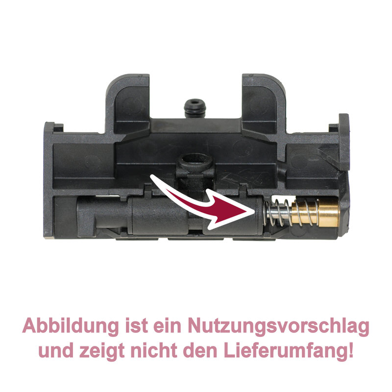 Ventilstößel für Drainageventil inkl. Buchse / Kappe (Messing)