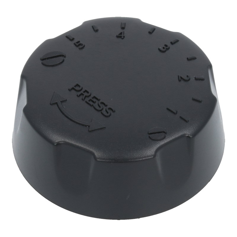 Drehknopf (Schwarz / 1 bis 5) für Mahlgradeinstellachse der Saeco / Philips Kaffeevollautomaten