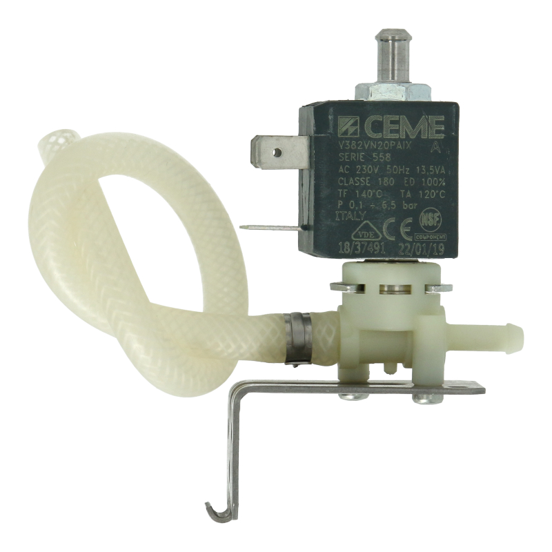 Magnetventil inkl. Gewebeschlauch für Krups EA850B | EA8808 | EA880E