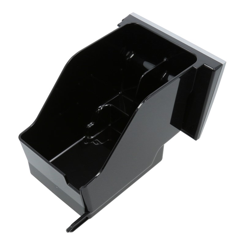 Tresterbehälter / Satzbehälter inkl. Blende (Silber) für DeLonghi ECAM 350.35.SB / ECAM 350.75.S