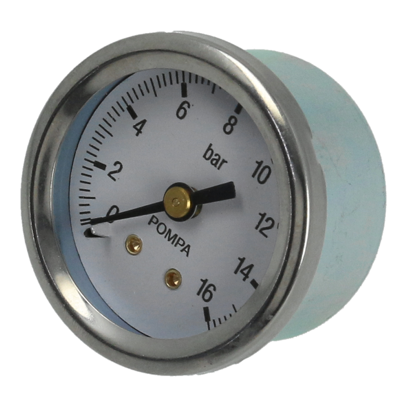 Manometer (Pumpe 0-16 bar / Weiß) für ECM / Quickmill Espressomaschinen