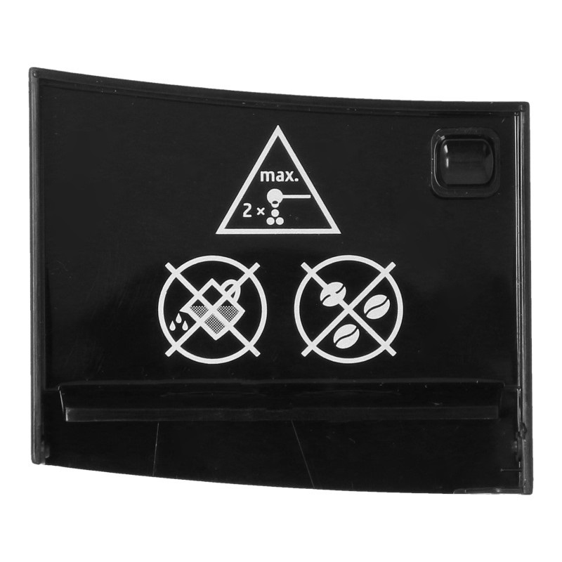 Pulverschachtdeckel (Schwarz) für Jura S- / E- / WE-Serie Kaffeevollautomaten