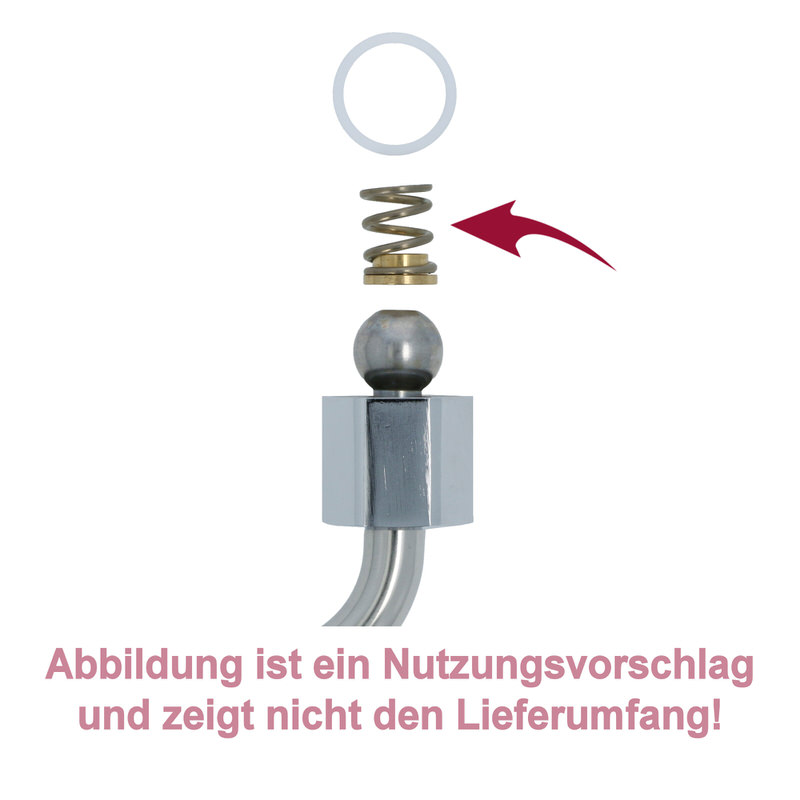 Feder für Kugelpfanne (V1 / Messing) der ECM / Rocket / Profitec / Rancilio / Quickmill Espressomaschinen