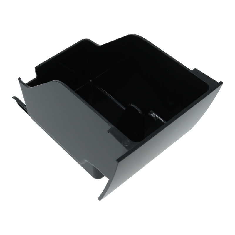 Tresterbehälter / Satzbehälter inkl. Blende (Schwarz) für DeLonghi ECAM 350.15.B / ECAM 350.55.B
