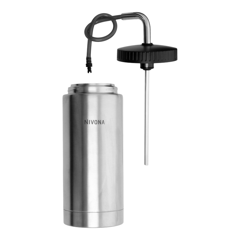 Milchbehälter / Thermo Milchcooler (0,5 Liter / Edelstahl)