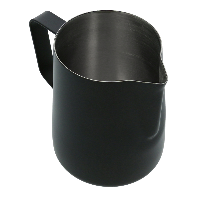 Milchkanne (Schwarz / 590ml) für Espressomaschinen