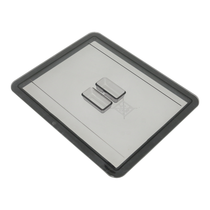 Bohnenbehälterdeckel (Transparent / Schwarz) für Bosch / Neff / Gaggenau