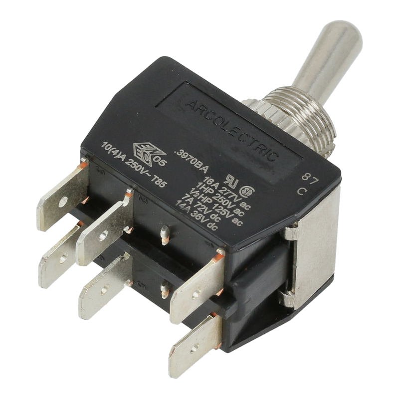 Hebelschalter (ON-OFF-ON / 250 / 10A)