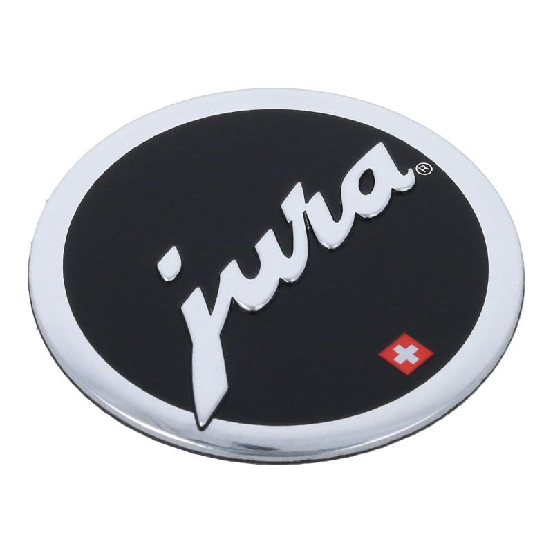 Emblem / Button "Jura" (35.6mm / selbstklebend) für Jura Impressa F8 / F85 / Z9