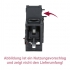 Abdeckung (Oben) für die Brüheinheit der Siemens EQ / Bosch Vero / Neff / Gaggenau Kaffeevollautomaten