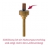 Flachdichtung (13x4x4mm / Viton) für Ventil der ECM / Profitec / Quickmill / Rocket Espressomaschinen