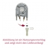 Formdichtung am Thermoblock für Saeco / Philips Kaffeevollautomaten