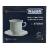 DeLonghi Cappuccinotassen mit Untertasse (Porzellan / 2er-Set)
