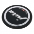 Emblem / Button "Jura" (41,7mm) für Gehäuserückwand Jura Z5 / Z7 / Z9 / X5 Kaffeevollautomaten