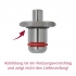 Dichtung / O-Ring (Mitte) für Wassertankadapter der ECM / Profitec Espressomaschinen