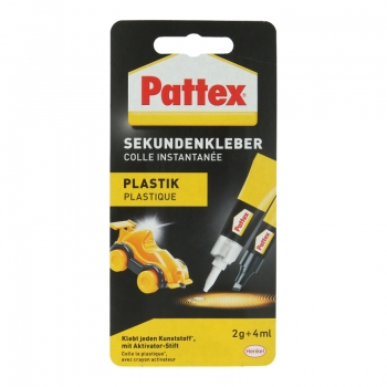 Sekundenkleber Plastix Flüssig Pattex (4ml/2g)