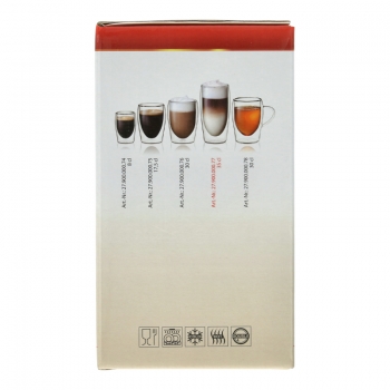 Lattemacchiatotassen (Thermoglas / 2er-Set)