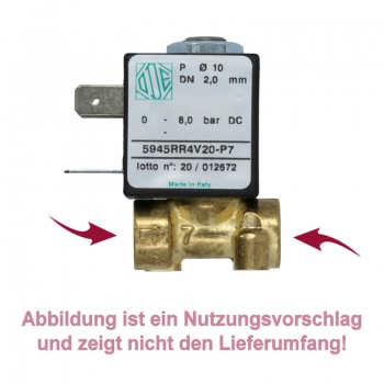 Formdichtung am Magnetventil für Saeco Xelsis SM Kaffeevollautomaten