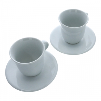 DeLonghi Cappuccinotassen mit Untertasse (Porzellan / 2er-Set)