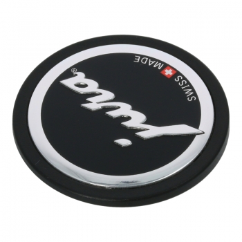 Emblem / Button "Jura" (41,7mm) für Gehäuserückwand Jura Z5 / Z7 / Z9 / X5 Kaffeevollautomaten
