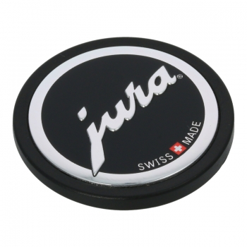 Emblem / Button "Jura" (41,7mm) für Gehäuserückwand Jura Z5 / Z7 / Z9 / X5 Kaffeevollautomaten