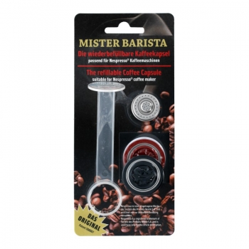 Mister Barista - Nachfüllbar Starterset für Nespresso Kaffeemaschinen