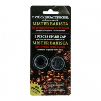 Mister Barista - Ersatzdeckel (Schwarz) für Nespresso Kaffeemaschinen