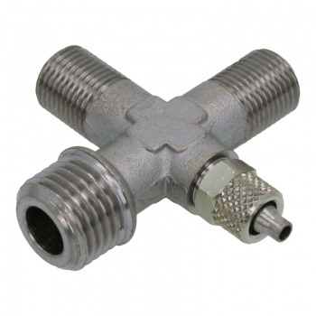 Fluid-Anschluss X-Form (1/4" / 2x1/8" / 5x3mm) für Quickmill Espressomaschinen